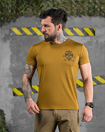Тактична потовідвідна футболка skull coyot ДЛ6503 Київ - фото 5