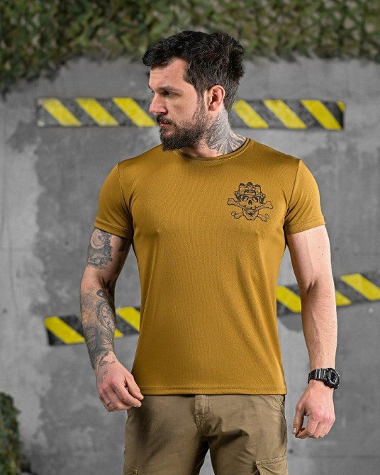 Тактична потовідвідна футболка skull coyot ДЛ6503 Одеса - фото 5