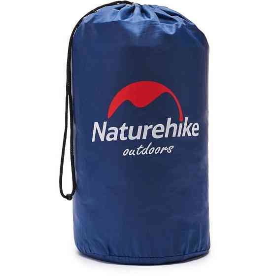 Килимок самонадувний з подушкою Naturehike NH15Q002-D, 25мм, темно-синій Киев