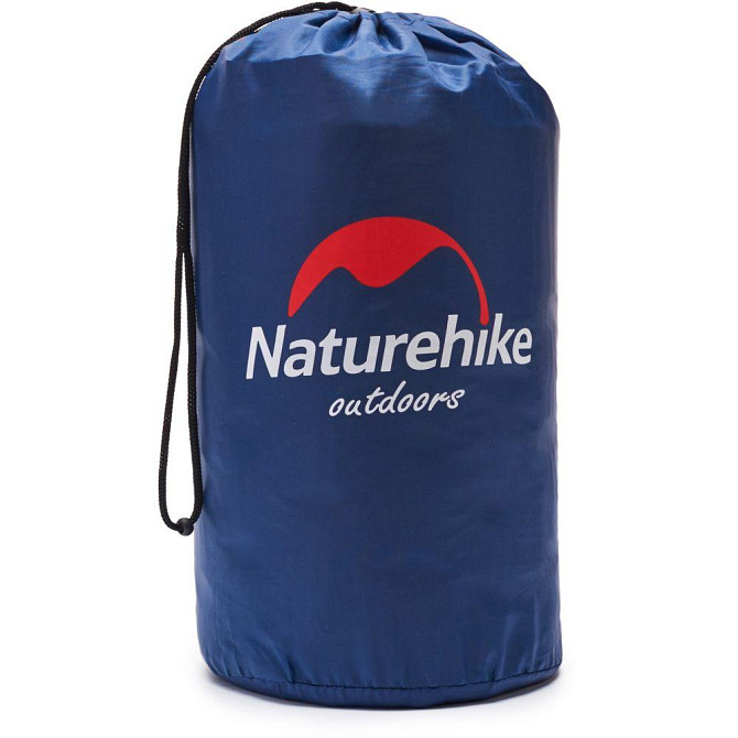 Килимок самонадувний з подушкою Naturehike NH15Q002-D, 25мм, темно-синій Киев - изображение 6