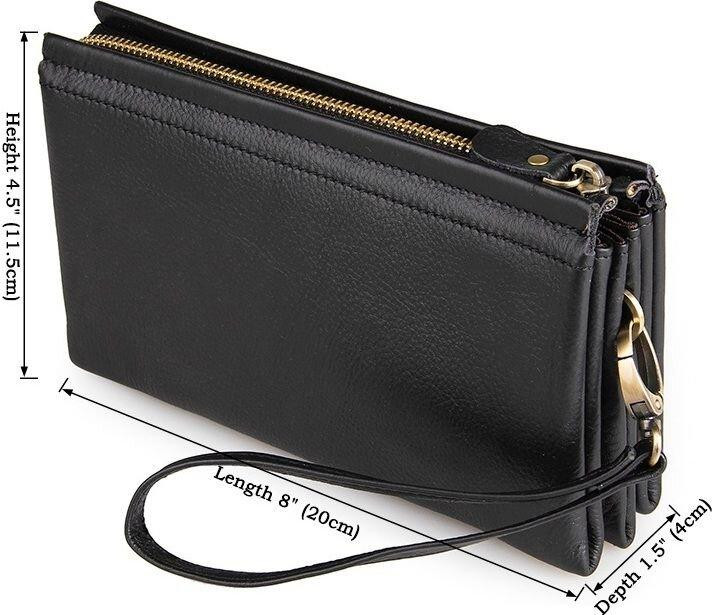 Мужской клатч Черный (Vintage) Киев - изображение 18