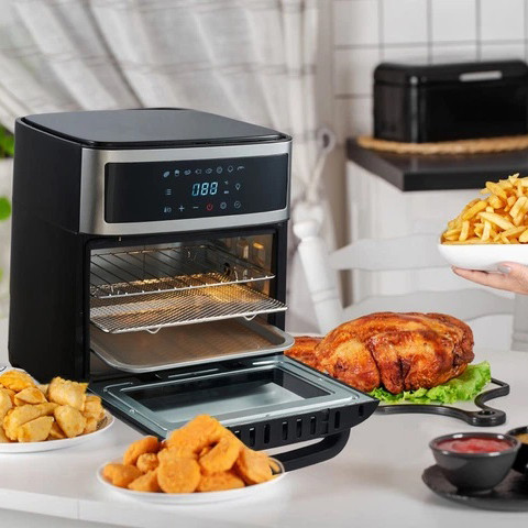 Домашня фритюрниця для фрі Adler AD 6309 13Л 2500Вт, Безмасляна фритюрниця безпечна у використанні EW-29 Івано-Франківськ - фото 5