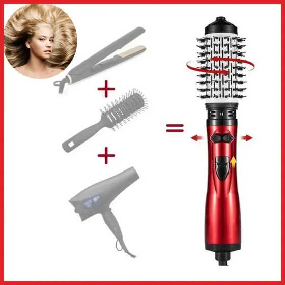 Фен Расческа для волос Shiny Beauty 2 в 1 Коломия