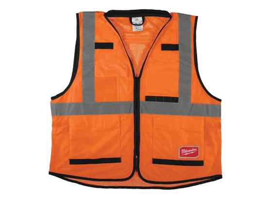 Жилет оранжевый PREMIUM MILWAUKEE, сигнальной расцветки (S / M) Одесса
