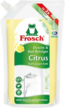 Frosch Bad-Reiniger Citrus Nachfüllpack 950 ml Змінний пакет засобу для чищення ванної кімнати Львів - фото 1
