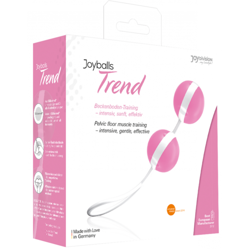Вагінальні кульки Joyballs Trend, rose-white Sex Aura Київ - фото 2