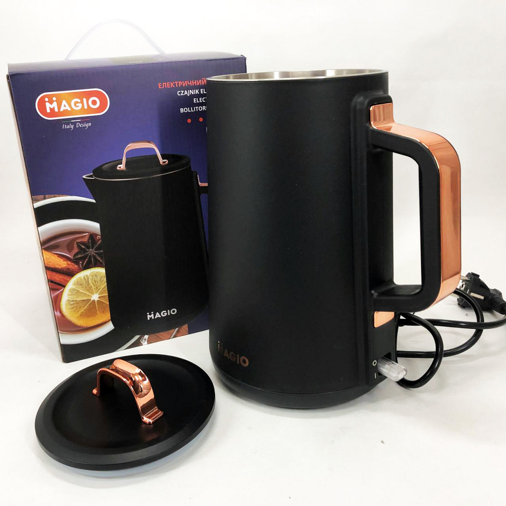 Хороший электронный чайник MAGIO MG-517 1, 5л 1500 Вт, Электрический чайник с автоотключением YT-39 Львов - изображение 2