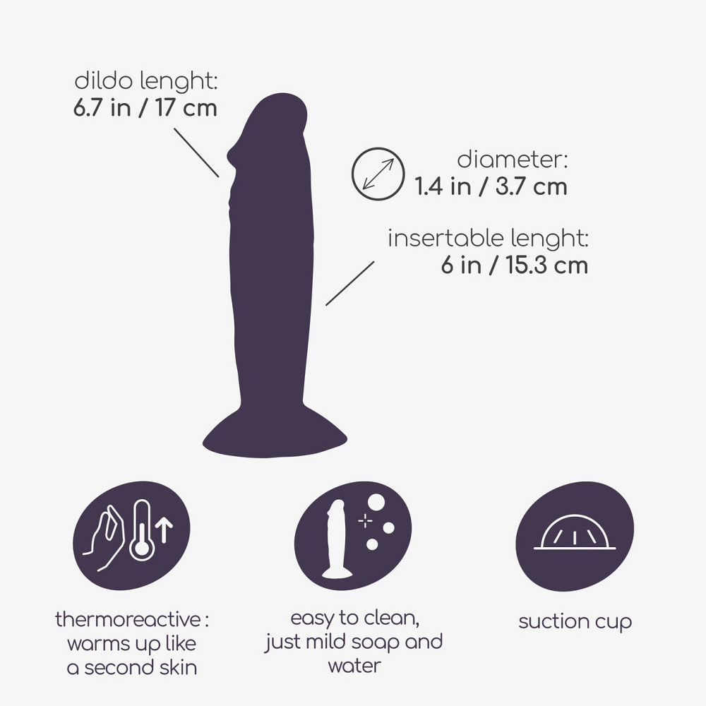Фаллоимитатор реалистичный CRUSHIOUS Ollie на присоске, 17 х 3,7 см Sex Aura Киев - изображение 9