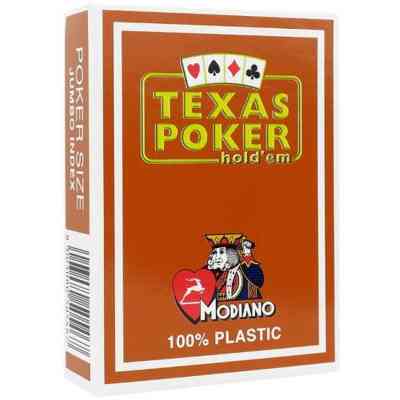 Карты игральные Modiano Poker Cristallo 100 Plastic Jumbo Index (red) (PC_MPC100JR) Винница