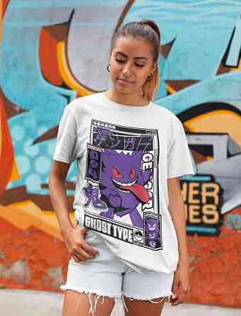 Футболка аниме Аниме Манга Отаку Аниме оверсайз (S/M/L) Черний AnimeJ0900 Днепр