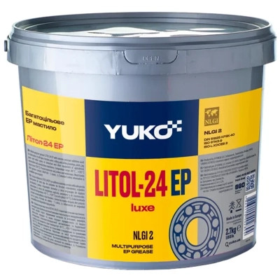 Смазка автомобильная Yuko Літол-24 EP 2.7кг (4823110402894) Винница - изображение 1