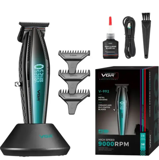 Тример для бороди та вусів VGR V-992 Дніпро - фото 1