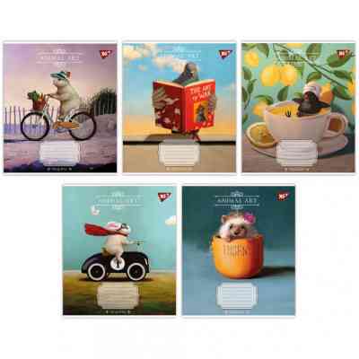 Тетрадь Yes Animal art 48 листов линия (767122) Винница