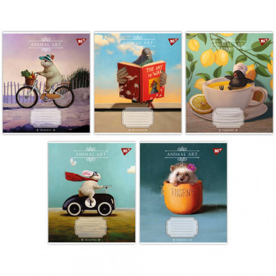 Зошит Yes Animal art 48 аркушів лінія (767122) Вінниця - фото 1