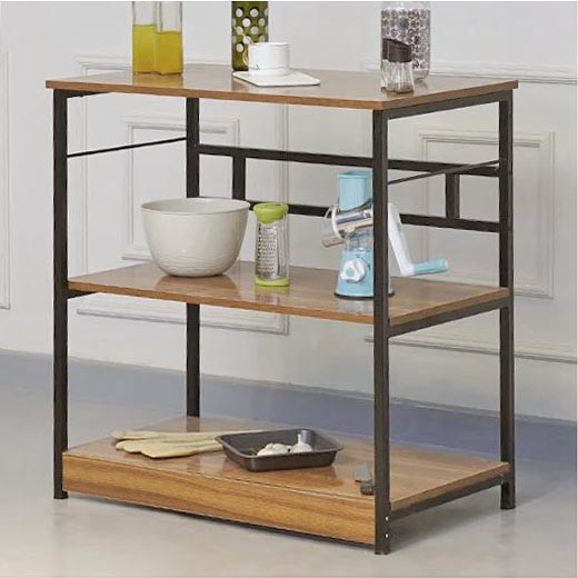 Стелаж кухонний "Хатчінс" венге-сієна Миколаїв - фото 1