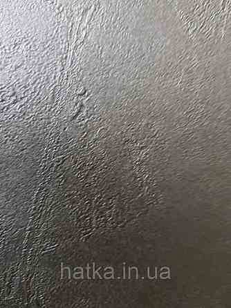 Шпалери вінілові на флізелін AS creation New-life під штукатурку структурні чорні Київ