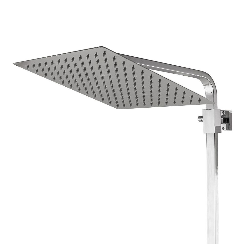 Душова система Globus Lux VAN-DS0026 Milano Лійка.Тропік30*30см нерж з виливом латунь-Штанга H=135см Тернопіль - фото 4