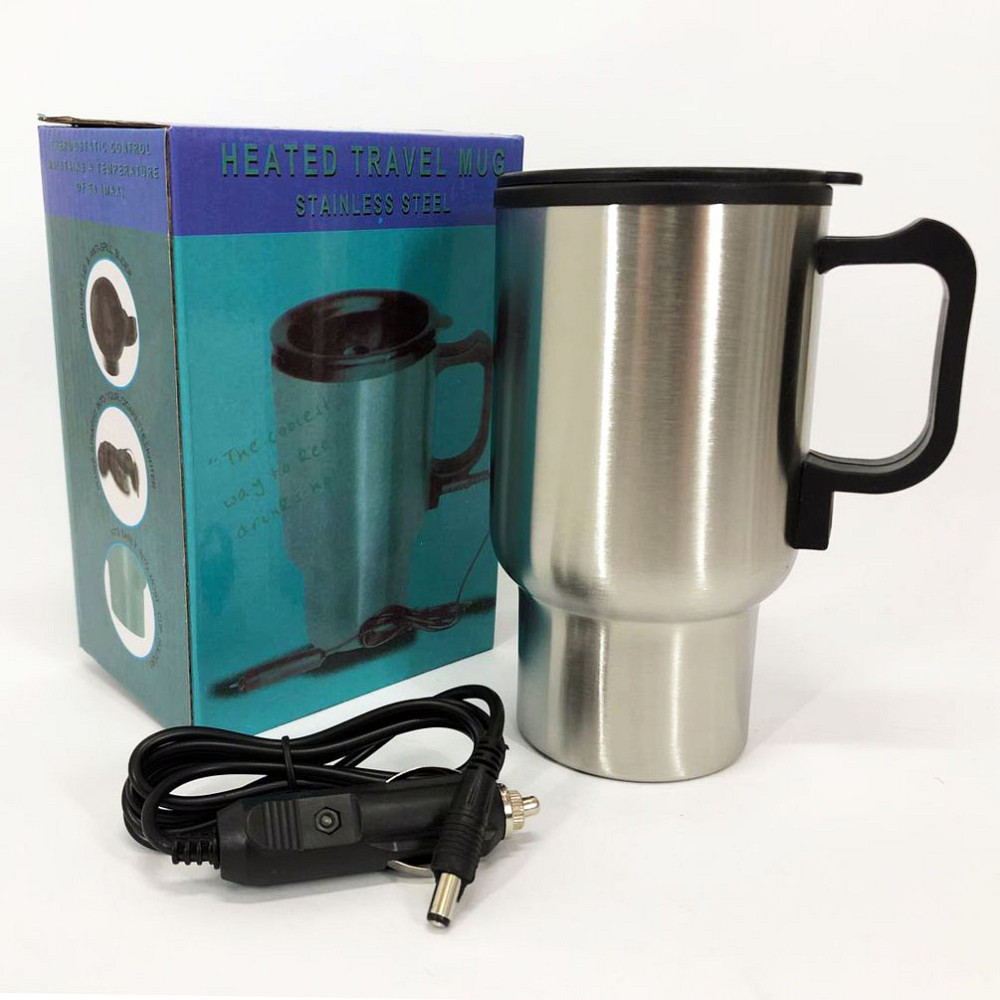 Автомобільний термокухоль з підігрівом CUP 2240 від прикурювача 12V FH-38 Львів - фото 4