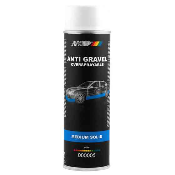 Антикорозійний засіб Motip Anti Gravel аерозоль білий 500мл Львів
