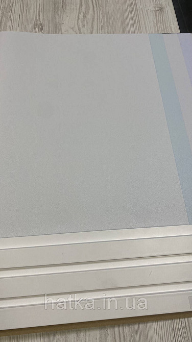 Шпалери метрові вінілові на флізеліні A.S.Creation Elite of Shades1.06x10 однотон біло-сірий 78651-3 Київ - фото 2