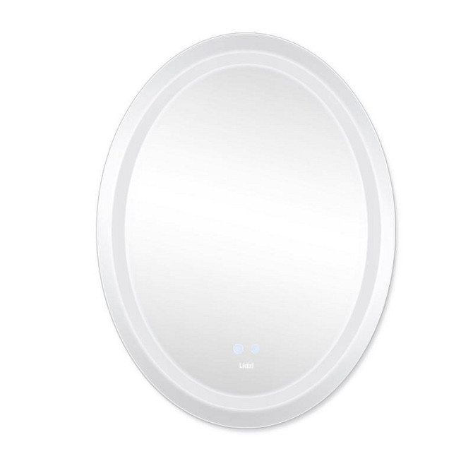 Дзеркало овальне для ванної Lidz Vida 700х500 з LED-підсвіткою Touch, з антизапотіванням, LD78LF5070 Харків - фото 4