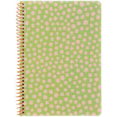 Блокнот Axent на спіралі А5 80 аркушів, клітинка, пластикова обкладинка, салатовий (8462-1-A) Вінниця