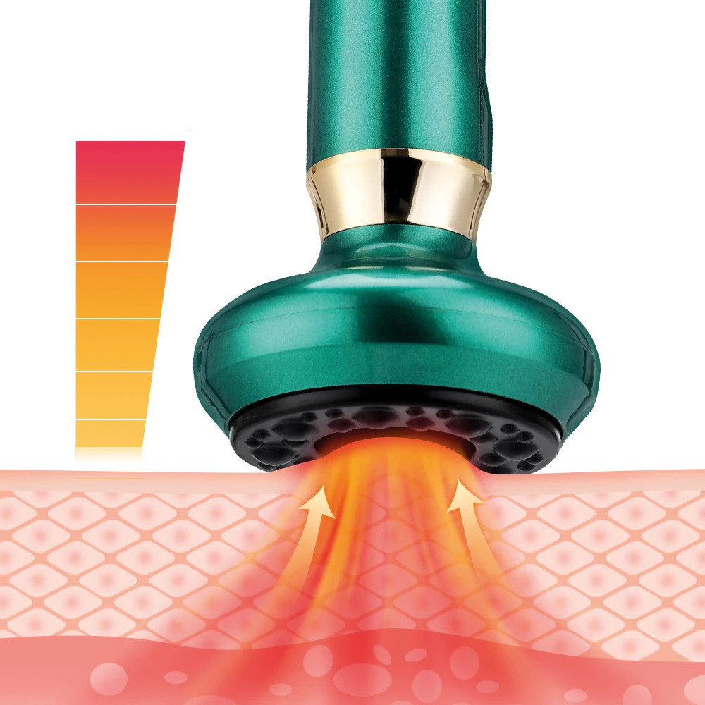 Вакуумний масажер з USB,6 режимів,Зелений SBR Київ - фото 4