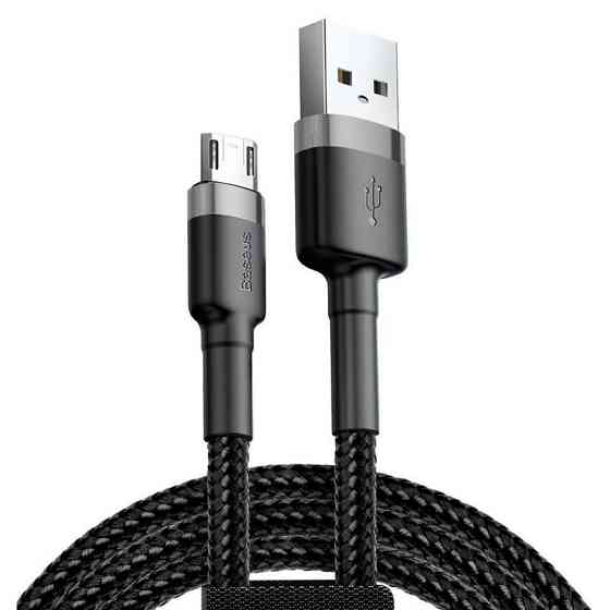 Кабель USB Baseus Cafule MicroUSB (CAMKLF-CG1) Black 2m Рівне