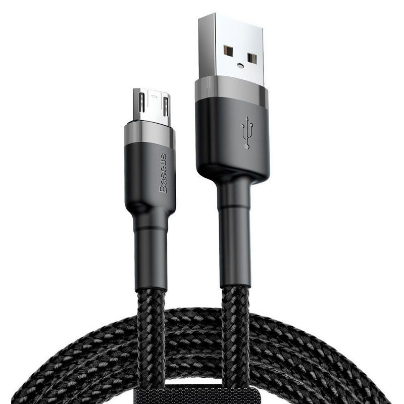 Кабель USB Baseus Cafule MicroUSB (CAMKLF-CG1) Black 2m Рівне - фото 1