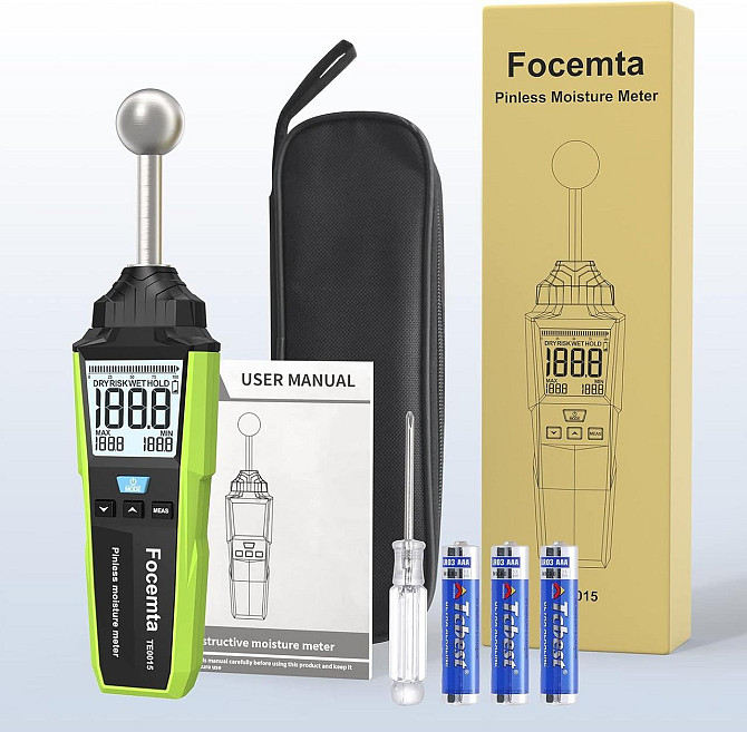 Измеритель влажности Focemta Глубина анализа 20-40 мм измеритель влажности неразрушающего измерения  Днепр - изображение 1