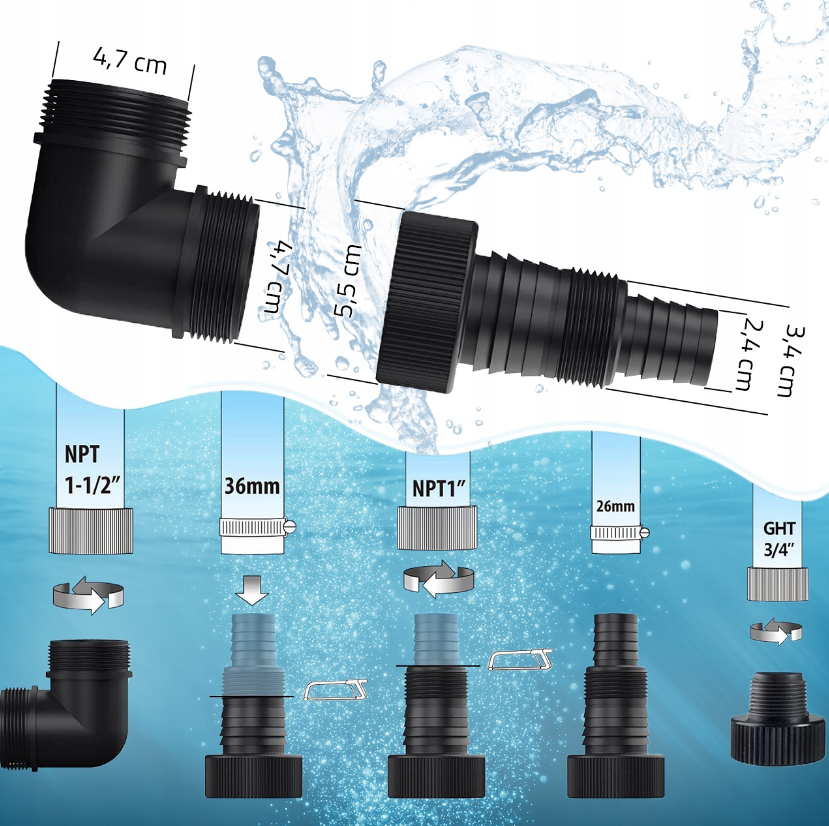 Дренажний насос MalTec 750Вт 12500л/год (Польща) Київ - фото 6