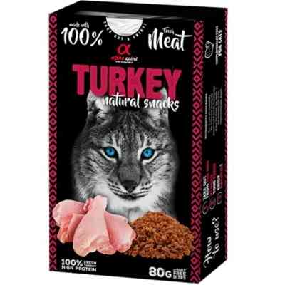 Ласощі для котів Alpha Spirit Cat Turkey Natural Snacks з індичкою 80 г (8436586311766) Вінниця