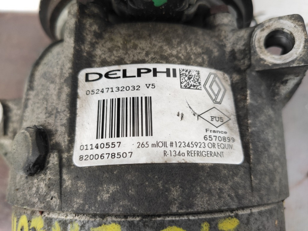 Компресор кондиціонера Renault Laguna II 1.9 dci 2001-2007 (8200678507) Ковель - фото 3