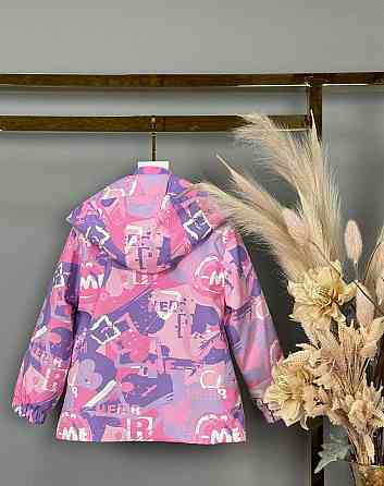 Детская ветровка+флиска для девочек  100,110,120 Николаев