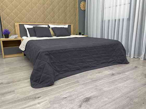 Покрывало стеганое Decorator Sparta Diamond ромб 130х220 см графитовый (85-046) Киев