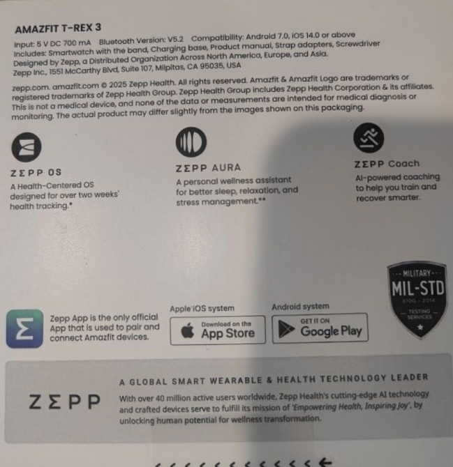 Смарт-часы Amazfit T-Rex 3 Onyx Black. Киев - изображение 4