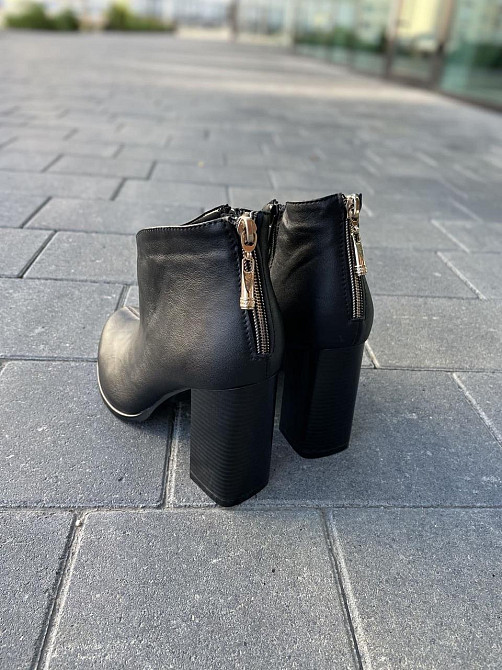 Черевики жіночі 95з чорні (весна-осінь, шкіра натуральна) (1115) 37р.40р. 37 Коломыя - изображение 1