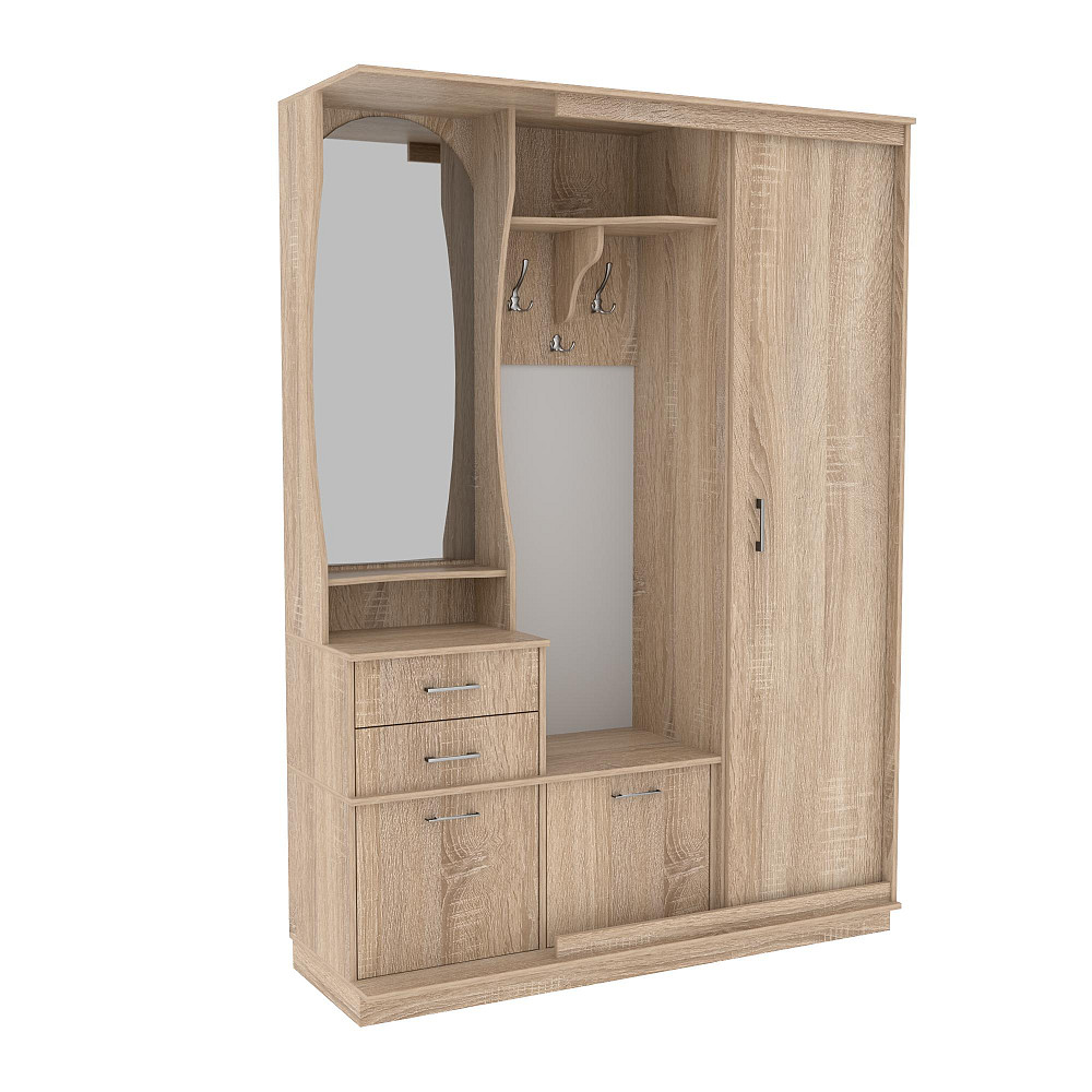 Передпокій Тріо-купе TRIO, Дуб Сонома, 1508/400/2100 Львів - фото 1