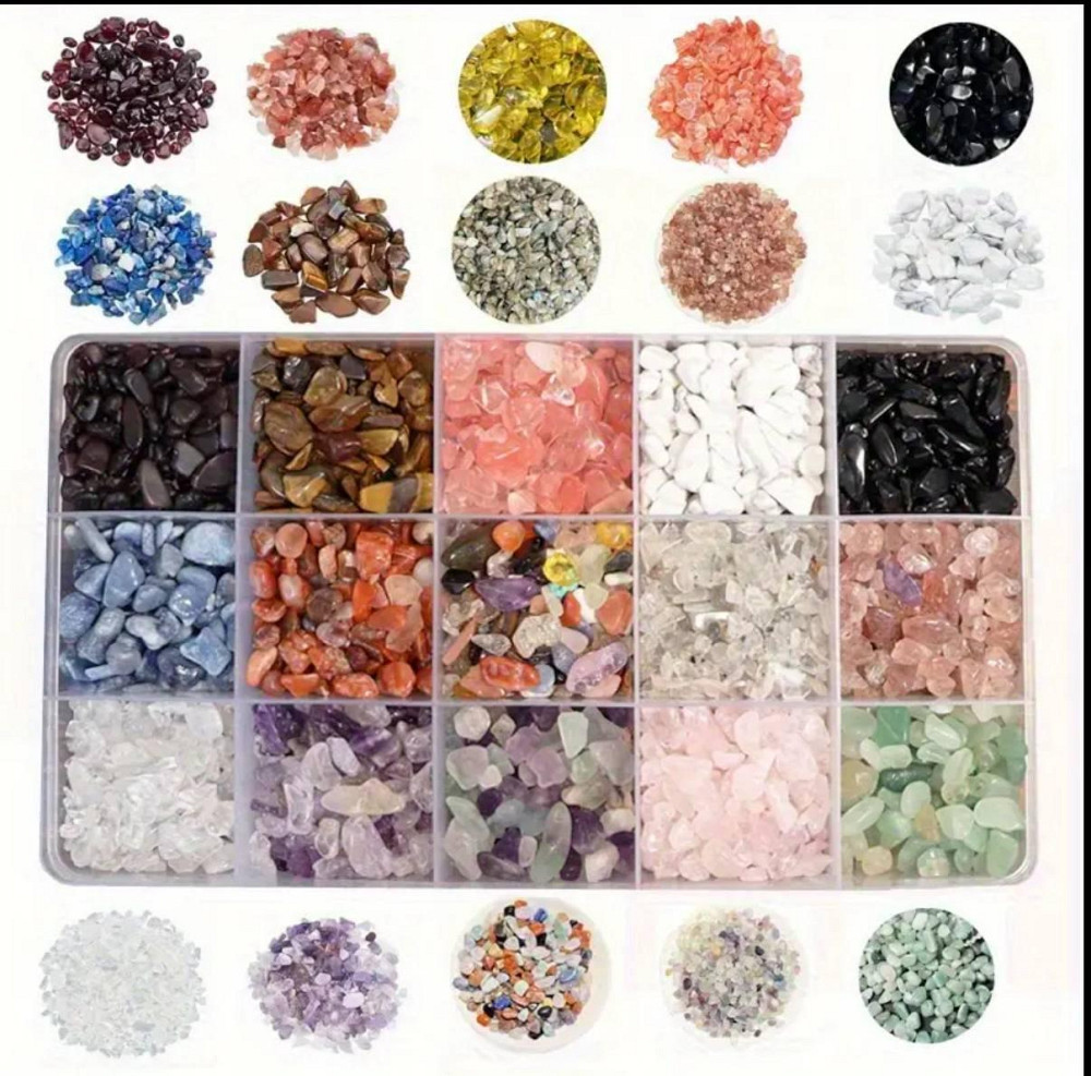 Набір кам’яної крихти з натуральних мінералів Київ - фото 4