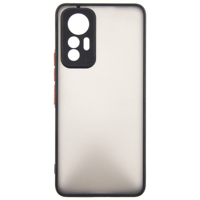 Чохол до мобільного телефона Dengos Matte Xiaomi 12 Lite (black) (DG-TPU-MATT-127) Вінниця - фото 1