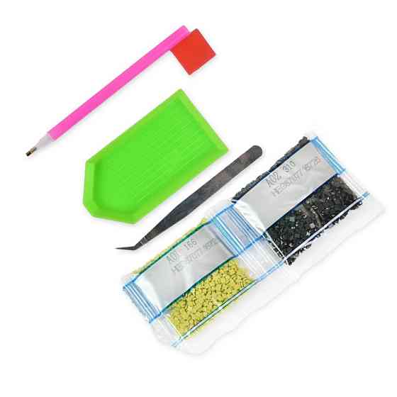 Алмазна мозаїка "Їжачок та полуниця" HEG86093 30х40 см Вінниця