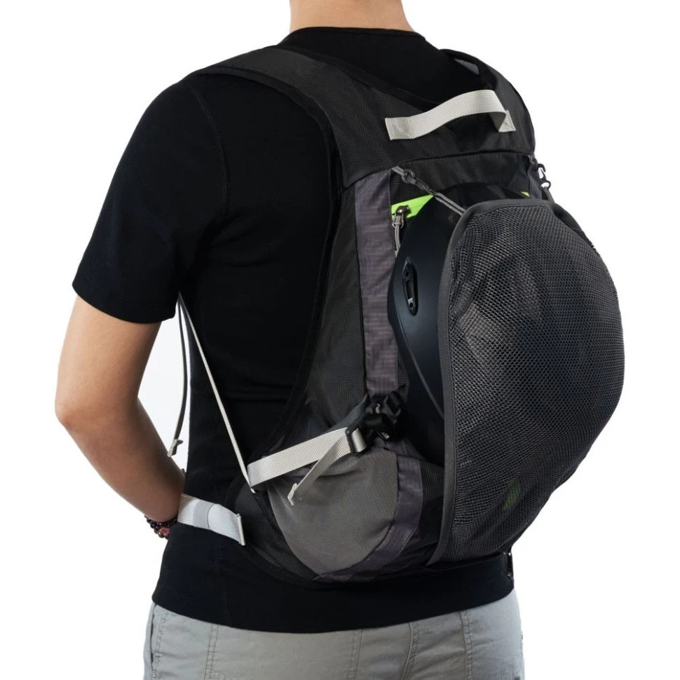 Велорюкзак с чехлом для шлема Naturehike 15 л sky blue NH15C001-B, голубой Киев - изображение 9