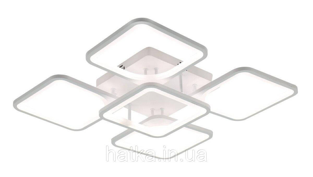 Люстра світлодіодна акрилова 6112-5 WT 86W Київ - фото 2