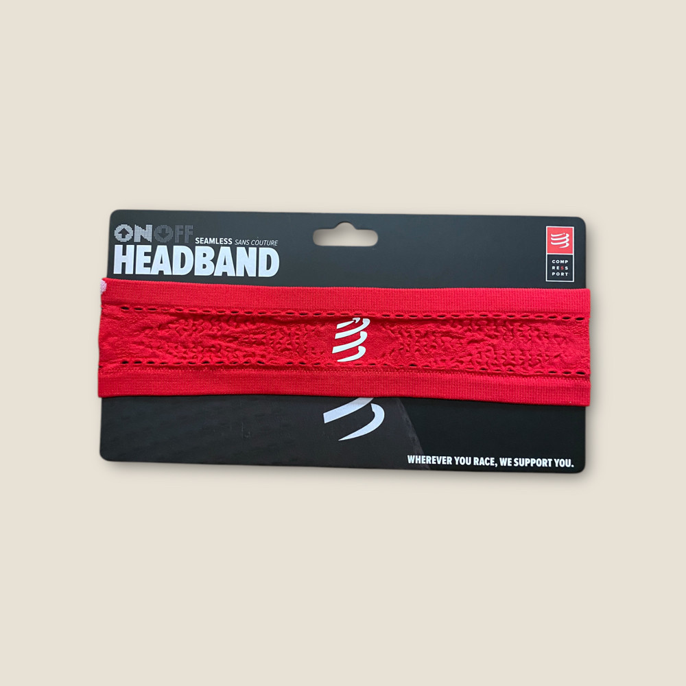Повязка Compressport Headband On/Off красный one size(р) Запоріжжя - фото 2