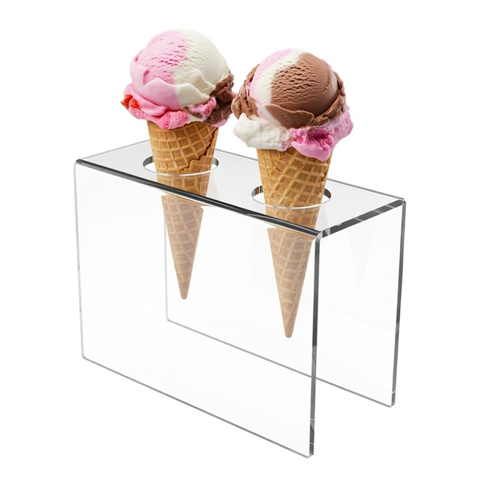 Подставка EKOSTAR для вафельного рожка на 2шт. Акрил 3 мм Киев - изображение 1