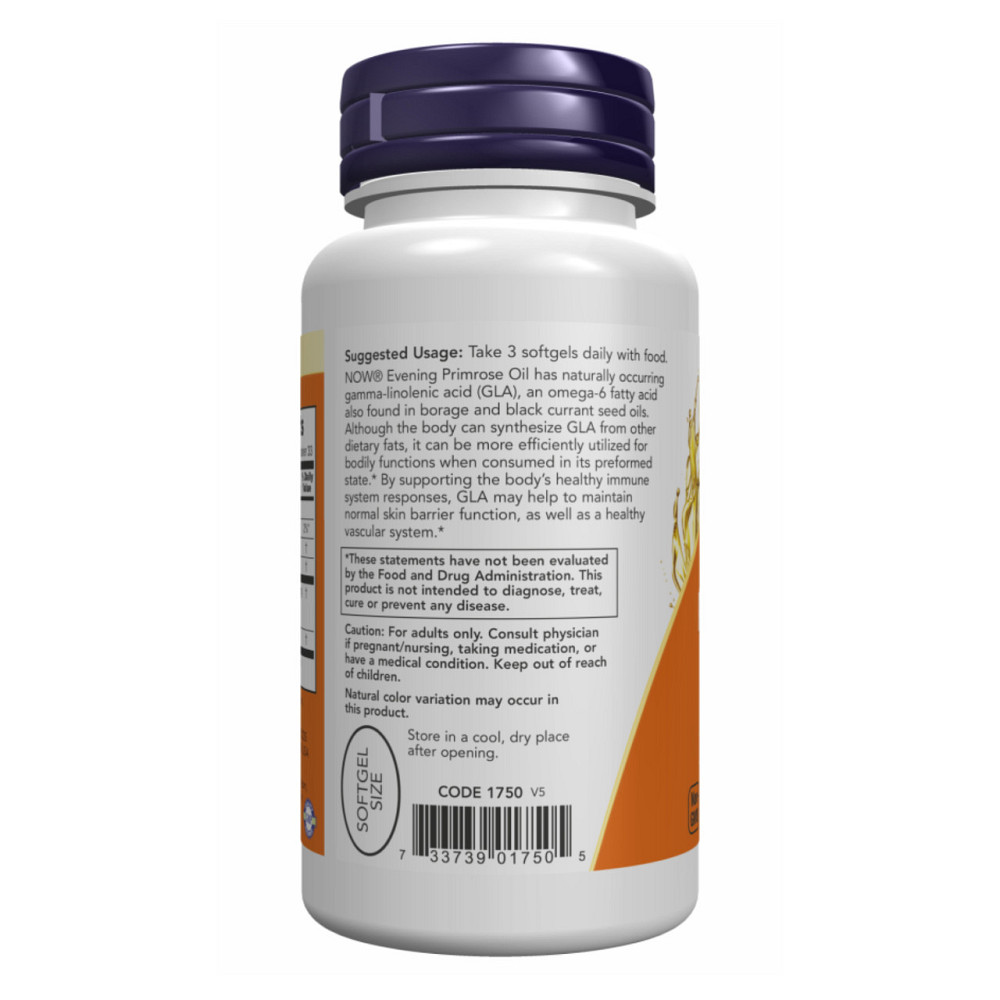 Масло примули вечерней Now Foods Evevning Primrose 500mg 100 гел капс Киев - изображение 6