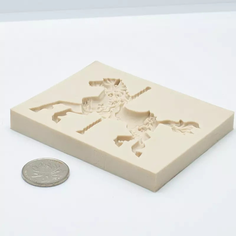 Силиконовая форма Лошадь 97 на 75 мм серый Киев - изображение 4