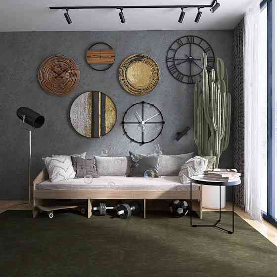 Кровать односпальная Эверест Комфорт 3 193х84х59 см Дуб сонома (DTM-073840) Днепр