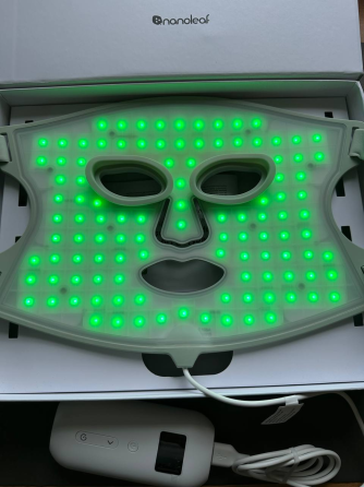 Уцінка LED-маска для обличчя Nanoleaf: світлодіодна терапія 7 режимів, схвалено FDA, акумуляторна — від акне та зморшок Київ