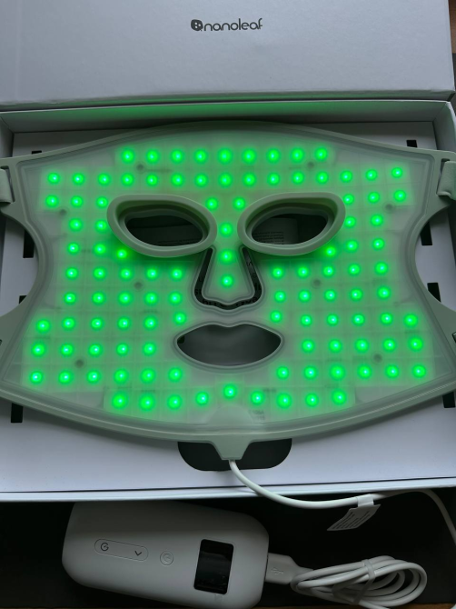 Уцінка LED-маска для обличчя Nanoleaf: світлодіодна терапія 7 режимів, схвалено FDA, акумуляторна — від акне та зморшок Київ - фото 6